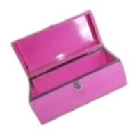 Small Water Proof Wood Tackle Box (Pink)
